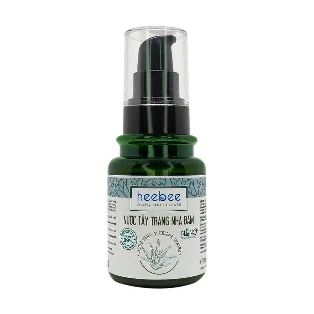Heebee Aloe Vera Micellar Water - 110ml 3.71oz - Collagen & HA Skin Balance